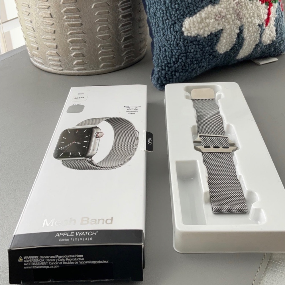Apple Watch Mesh band 42-44 mm Stainless steel Unisex